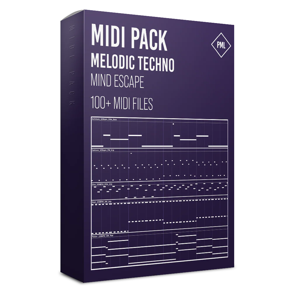 Melodic Techno MIDI Pack Vol. 2 (Melodies, Arpeggios (Arps), Plucks and more) - Image 3
